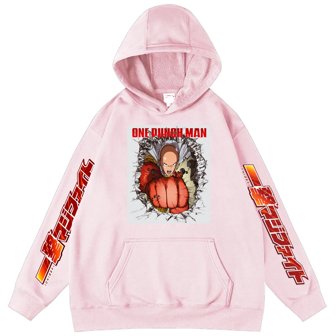 

One Punch Man Print Pullover Children's Clothing Harajuku Hoodies Kids Hooded Hot Sale Boys Girls Fleece Sweatshirt Outerwear