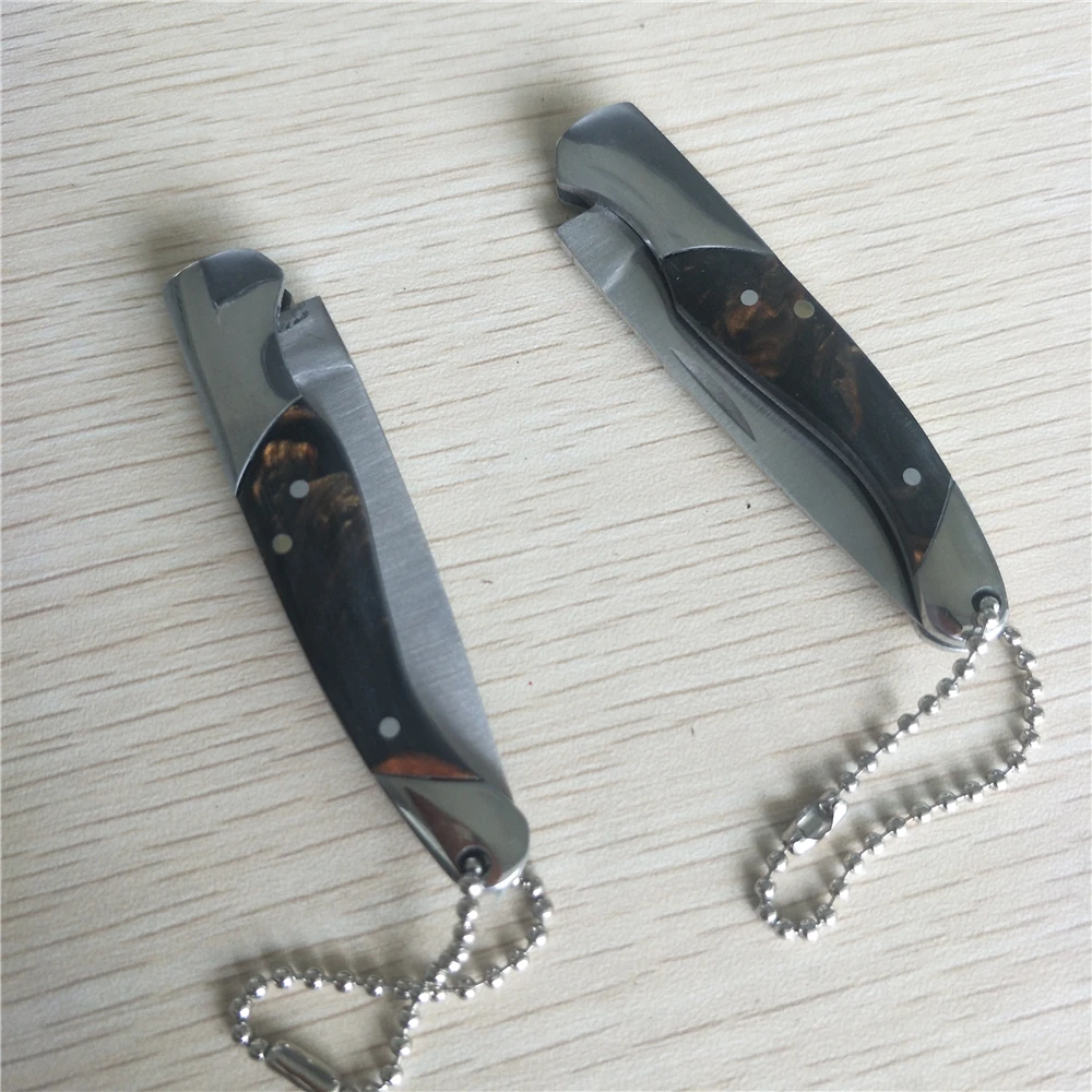 Тактический 55HRC высокая твердость 440C Лезвие из нержавеющей стали + ручка смолы