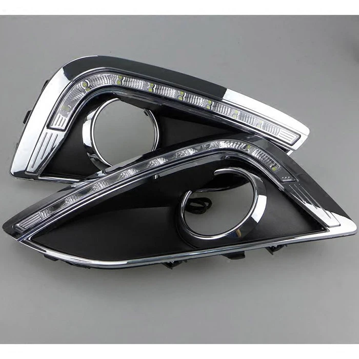 Дневные ходовые огни с отверстием для противотуманной фары SNCN Hyundai IX35 2010-2013