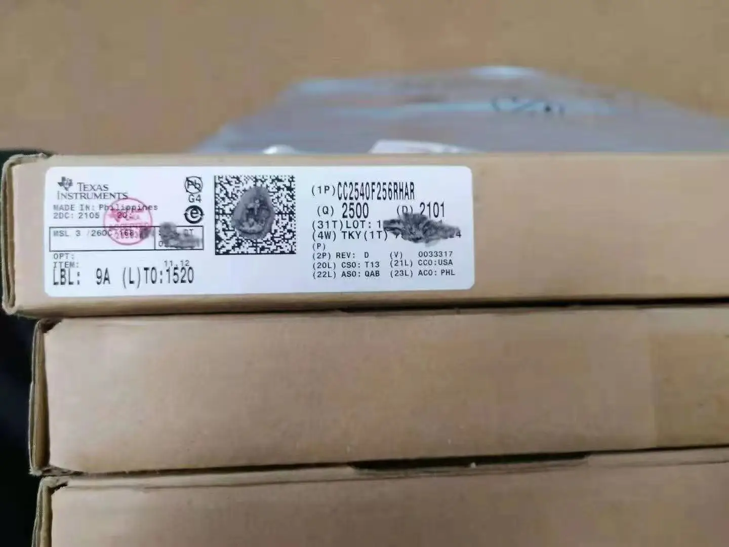 

IC, SOC, RF, 256K, 2.4GHZ, 40VQFN - CC2540F256RHAT