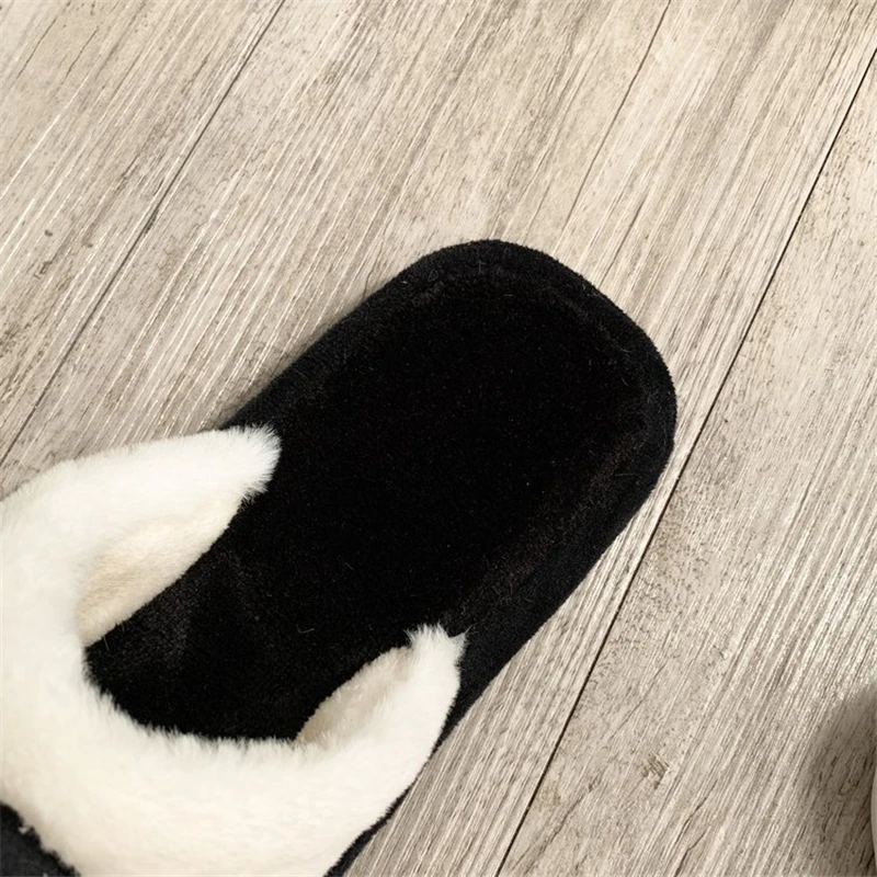 Японские тапочки для пары зимние плюшевые домашние с героями мультфильмов