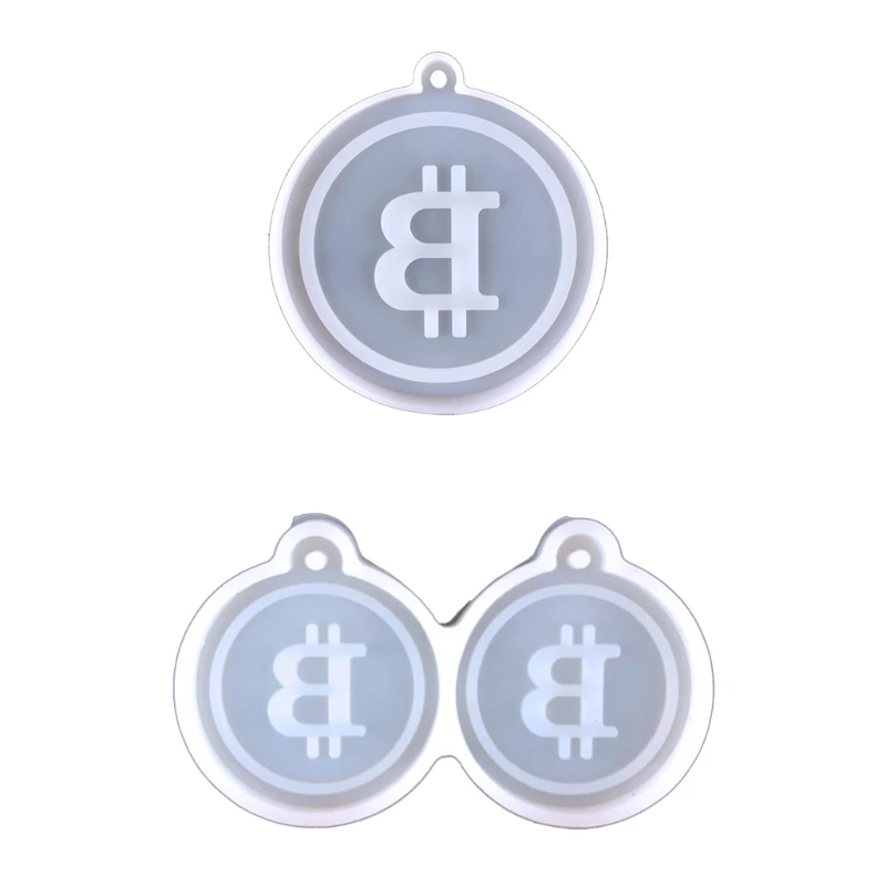 

2022 тренд Биткойн-брелок, серьги ручной работы, подвески, ранние поделки, ювелирные изделия, литые инструменты