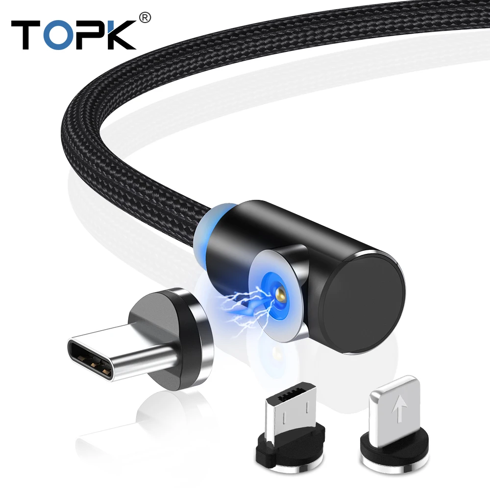 Магнитный кабель Micro USB для iPhone 6 7 8 X XS MAX Type C зарядный мобильный телефон Samsung
