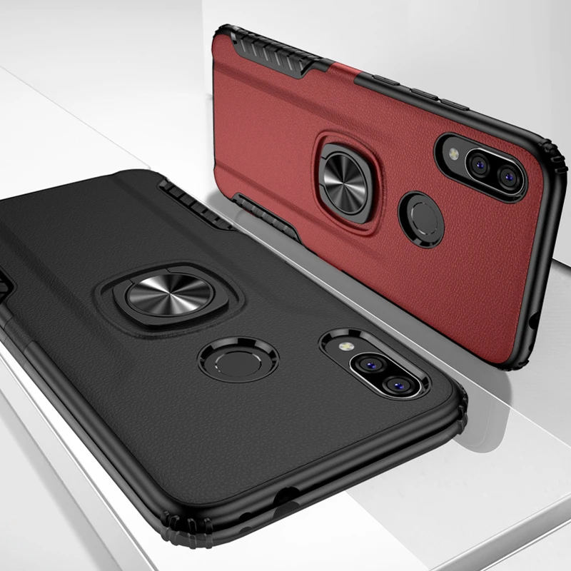 Противоударные бронированные Чехлы для Samsung Galaxy M20 M10 S10 Plus S10E Note 9 Note9 с кольцом и