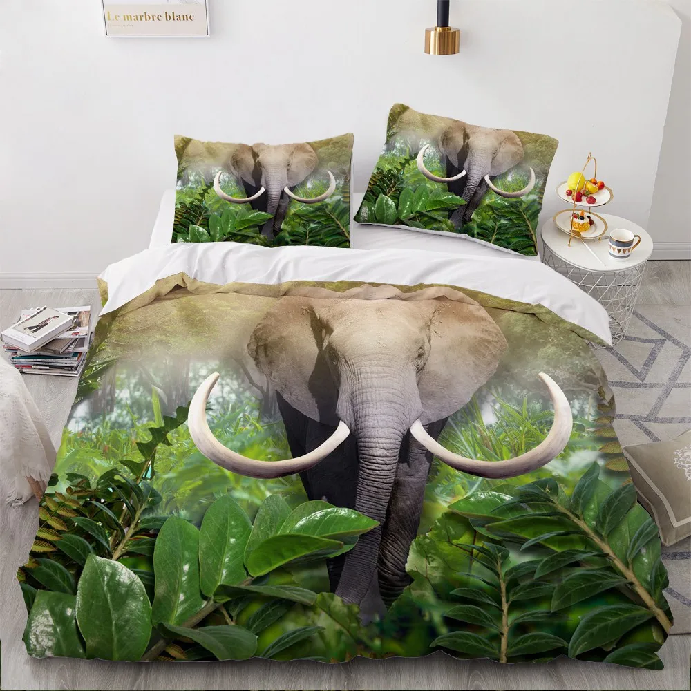 Bedding Sets 3D Custom Duvet Quilt Cover Set Comforter Bed Linen Pillowcase King Queen Full Double Animal Dinosaur Home Texitle|Комплекты