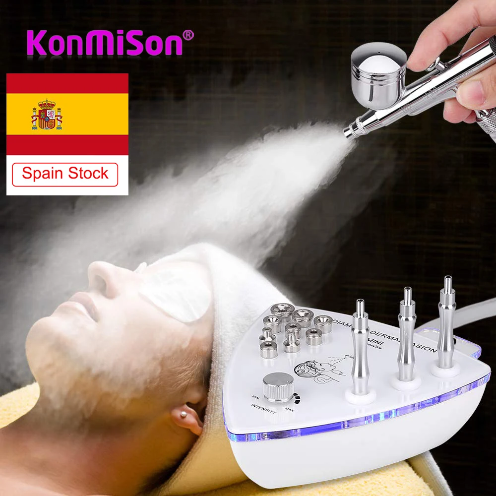 Diamond Microdermabrasion Machine Dermabrasion Facial Peeling Skin Care Salon Equipment Vacuum Spray Suction Home Use Device