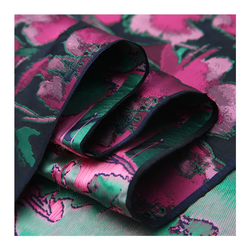 Высокая-конец позиционирования с модным жаккардовым узором ткань новый розовый