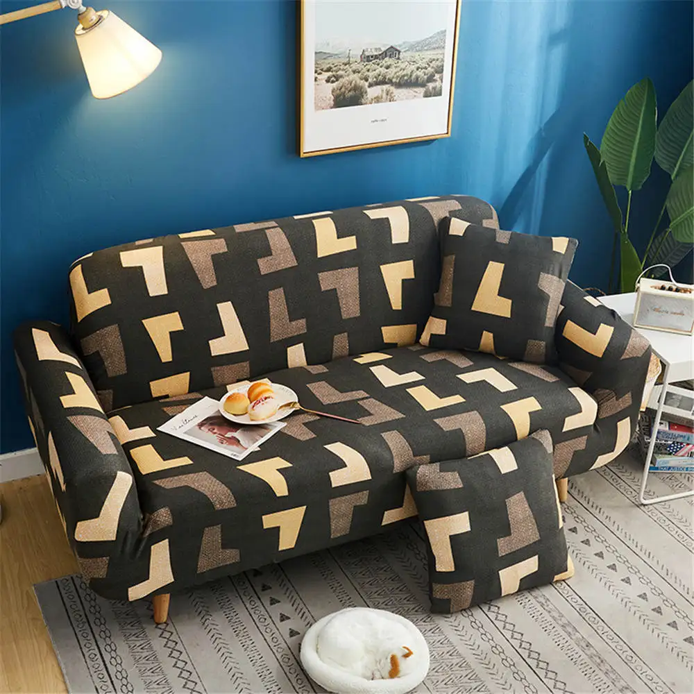 European Style sofa covers for living room with sheet pillow Winter warm super soft corner cover of Furniture Protector | Дом и сад