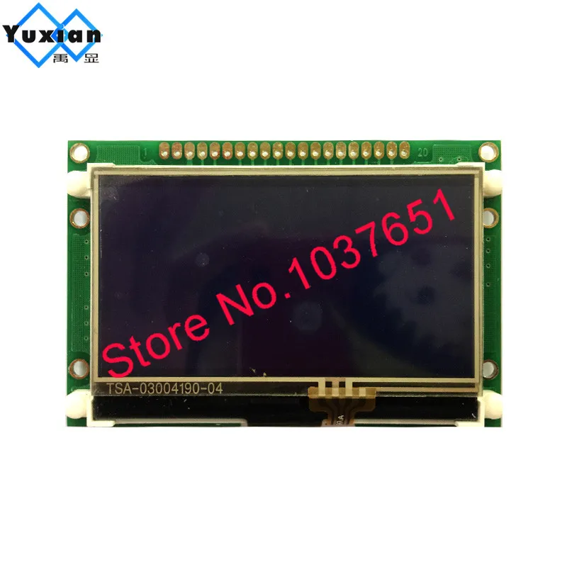 Модуль COG lcd 12864 сенсорный экран панель дисплея синий 3 в Параллельный