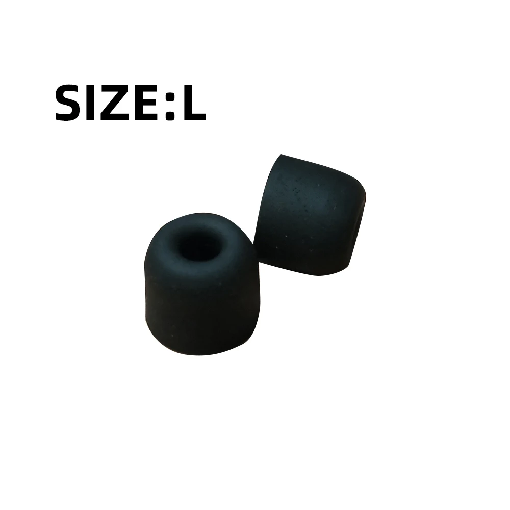 black L size FDBRO Новинка, 1 пара/2 шт, T400, шумоизоляционные наушники с эффектом памяти, губчатые амбушюры, накладки для ушей, наушники-вкладыши, гарнитура, наушники - Цвет: black L size
