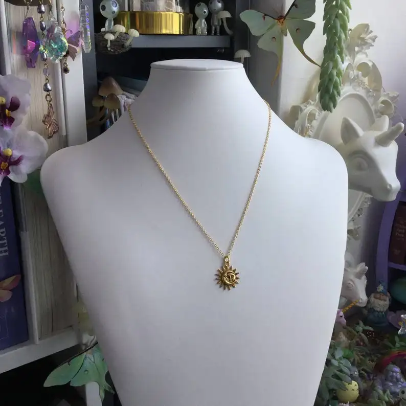 Подвеска в виде Солнца и Луны подвеска подарок | Украшения аксессуары