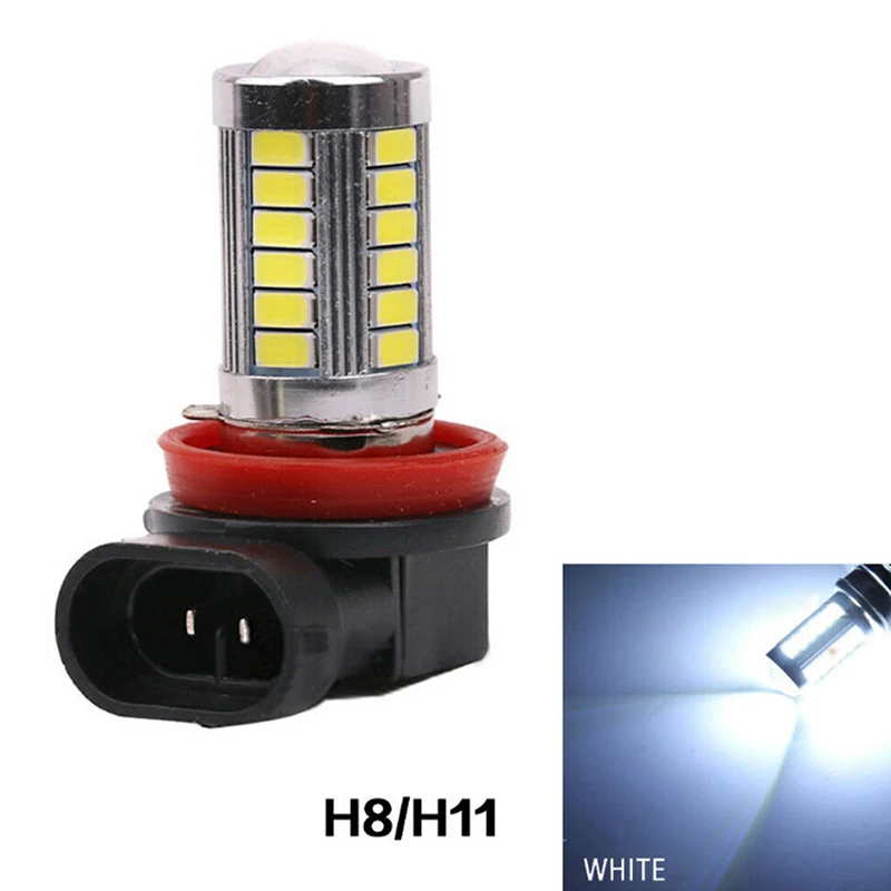 

H8 H11 LED Bulbs HB4 9006 HB3 9005 H16 JP H9 Fog Lights Driving 5730 33SMD Tail Lamp Car Light Parking 12V