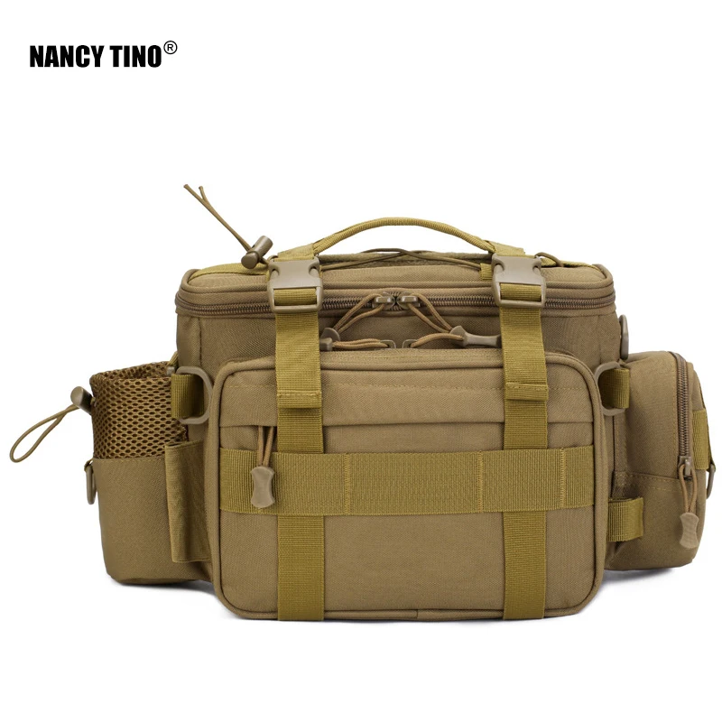 

NANCY TINO Fishing Storage Bag Sport Waist Pack Photography Package Multifunctional Outdoor Lures Gear Handbag Shoulder Bag