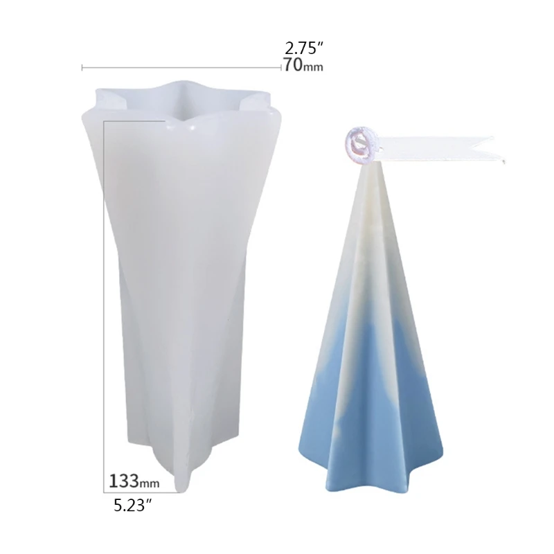 

Geometric Conical Ornament Mould Epoxy Resin Casting Mold for Jewelry Making