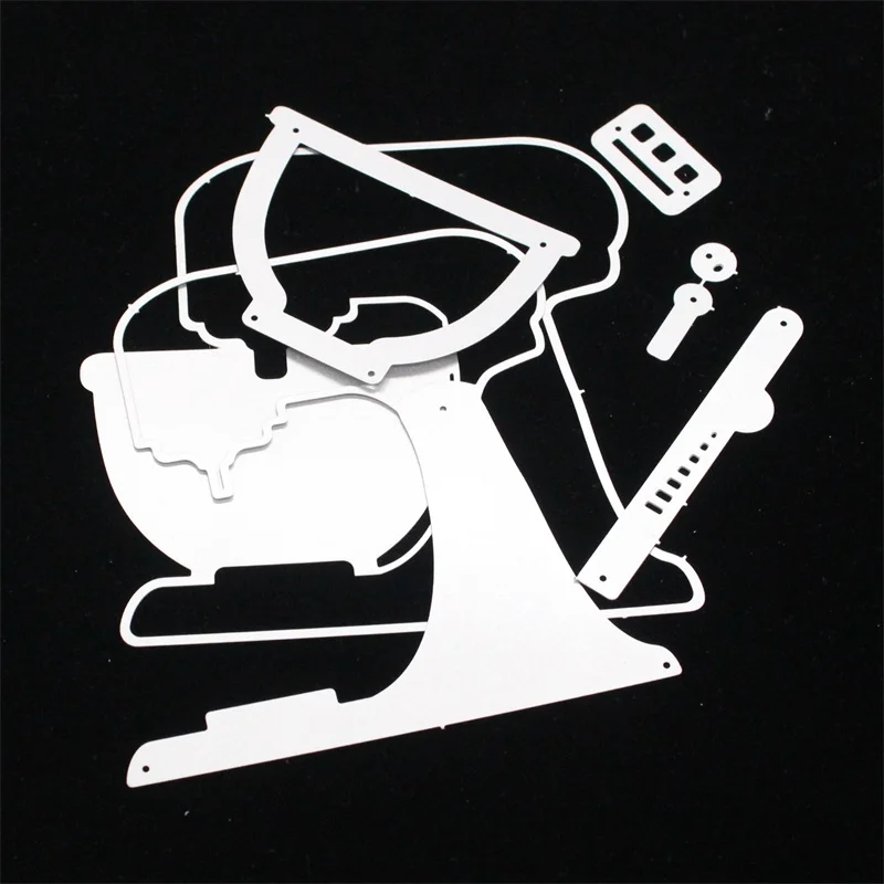 

Electric Mixer Shaker Metal Cutting Dies Stencils for Scrapbooking/photo album Decorative Embossing DIY Paper Cards