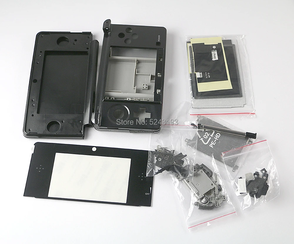 1 комплект полный корпус чехол с объективом экрана для 3DS запасные части ремонта
