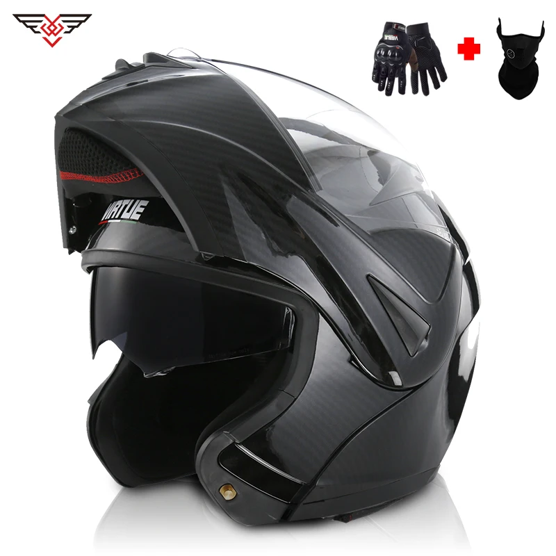 В силу 2021 кожаный чехол из искусственной кожи (гоночный шлем модульный с двойными