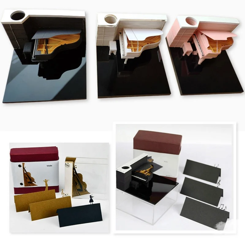 138 листов блокноты для записей несколько стилей модель пианино блокнот с