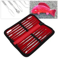 10 pcs high quality stainless steel ultra light clay sculpey diy carving knife jewellery processing dental technology wax tool