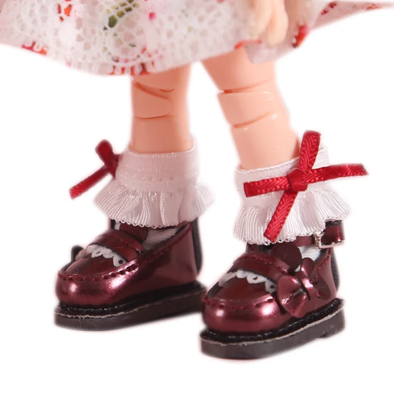 1 пара кукольные носки для OB11 1/12 BJD obitsu 11 кукольные короткие носки для кукольных аксессуаров