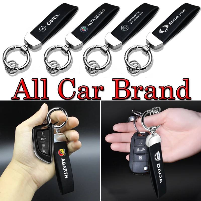 

1pcs Car Logo Keychain Auto Keyring Car Key Ring Auto Goods for Dacia Accessories Dacia Duster Logan Sandero Lodgy Stepwa MCV 2