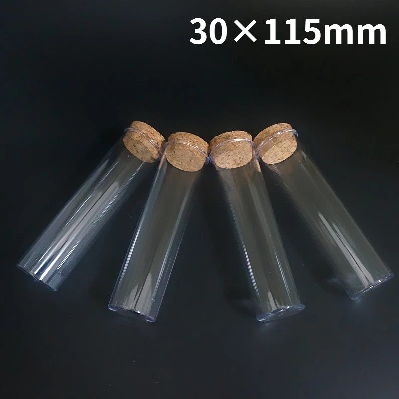 

30 шт./лот 30x115 мм чай с плоским дном пластиковая пробирка Drosophila флакон культивационная трубка с пробковыми заглушками