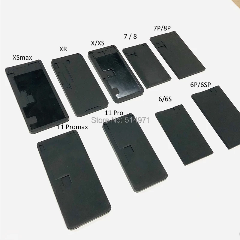 Черный резиновый коврик с пространством для iPhone 11 pro X XS Max 7 8 6 6S Plus гибким кабелем