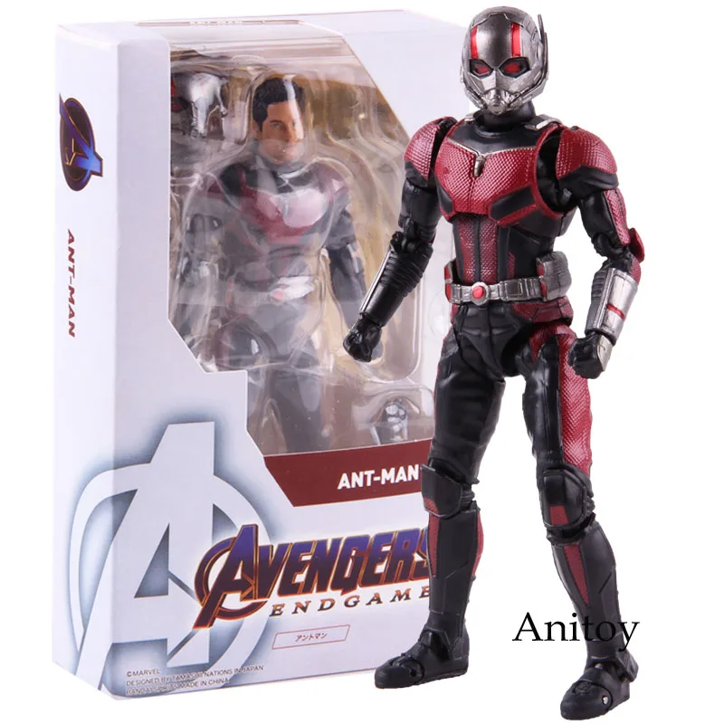 with colorful box Marvel Antman фигурка Мстители эндшпиль муравей супергерой Скотт Лэнг Муравей Человек фигурка ПВХ Коллекционная модель игрушки - Цвет: with colorful box