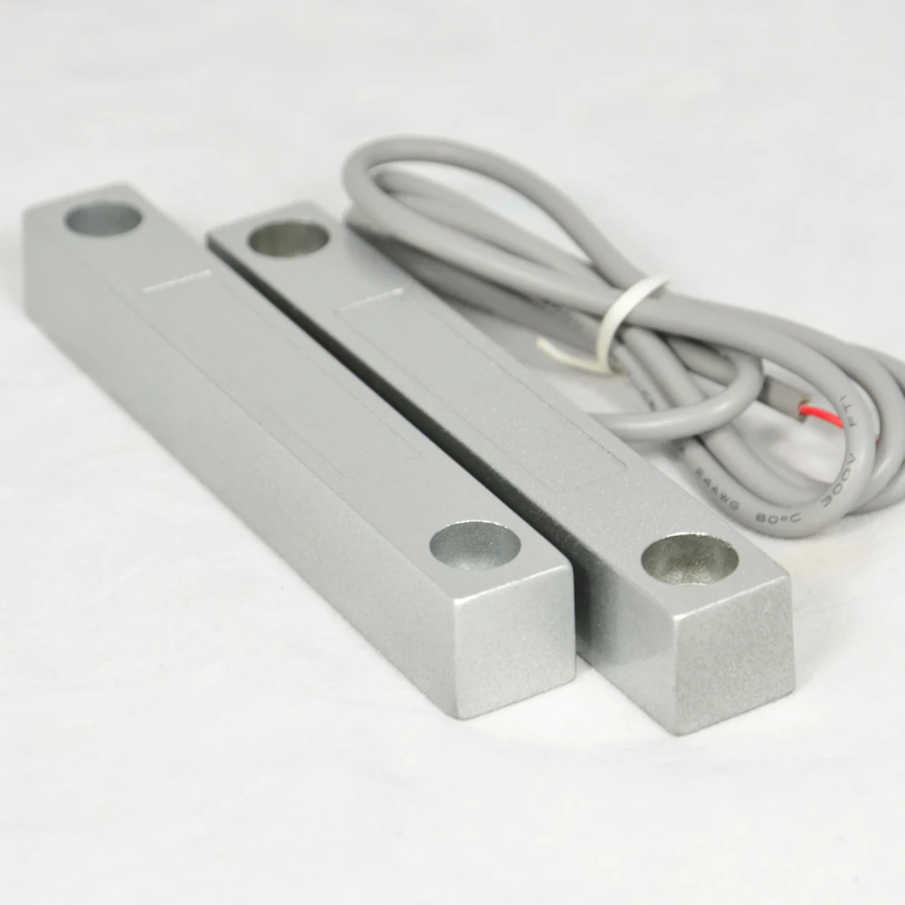 (1 шт.) металлический проводной дверной магнитный датчик выключатель