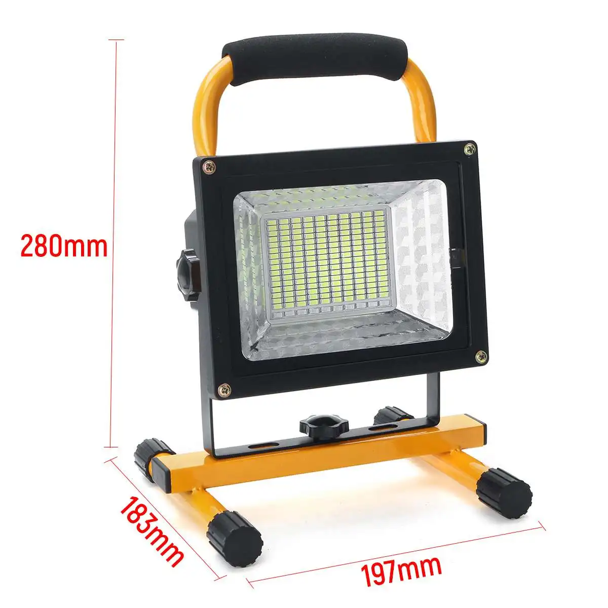 저렴한 800W 170 LED 충전식 투광 조명 방수 스팟 작업 캠핑 야외 휴대용 작업 조명 18650, 휴대용 랜턴, 전원 입력
