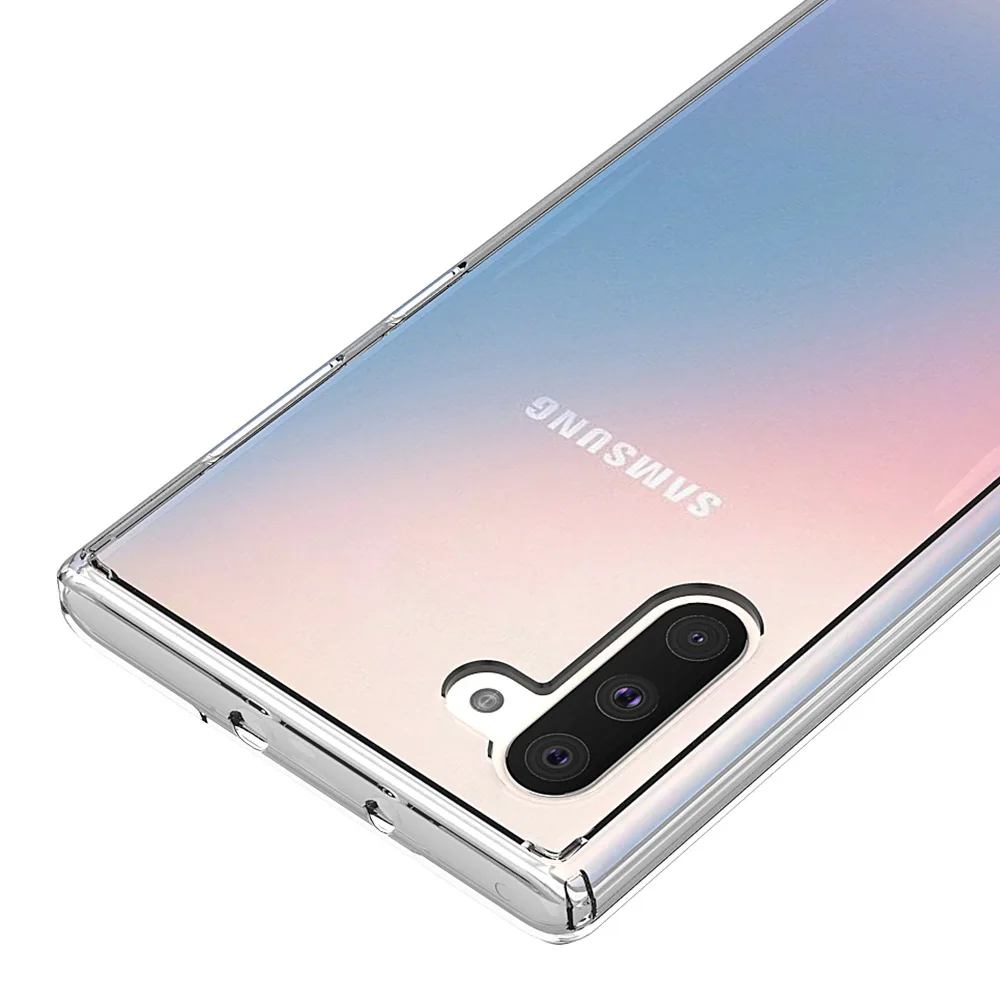 Прозрачный жесткий акриловый чехол HD для Samsung Galaxy Note 10 + 20 S20 Ultra Pro Note10 Plus 8 9 S8 S9 S10 S10e