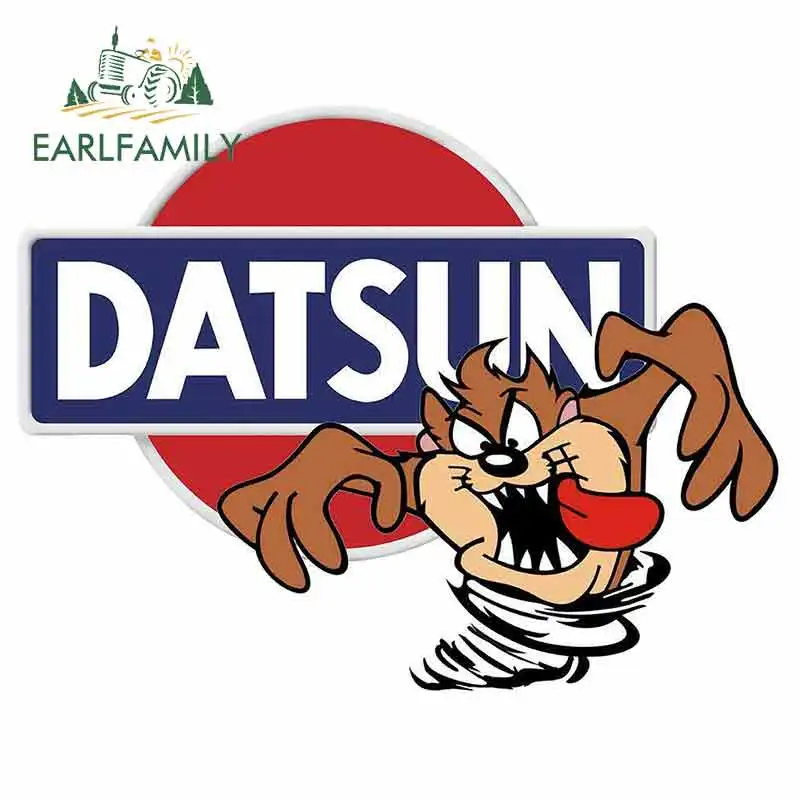 EARLFAMILY 13 см для Datsun TAZ аниме автомобильные наклейки водонепроницаемые виниловые