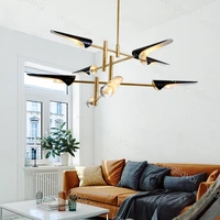 vogliovoi pendant lamps with metal lampshade back body e14 for indoor dining ceiling luminaires suspendus kitchen