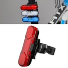 Велосипедный светильник светодиодный задний светильник 2 вида Предупреждение ющий светильник горный велосипед светильник USB Водонепроницаемый Перезаряжаемый велосипед аксессуары