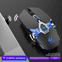 wireless mouse with usb rechargeable rgb mouse for computer laptop pc macbook gaming mouse gamer 2 4g led office accessories