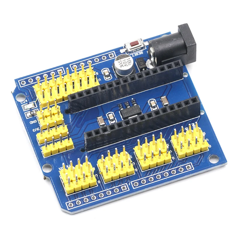 Плата совместимая с контроллером NANO I/O датчик расширения Shield Module для Arduino UNO R3 Nano