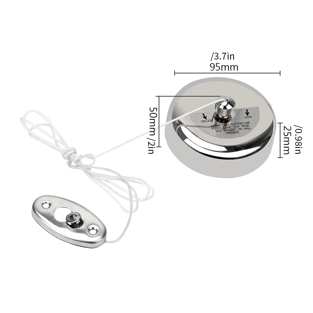 

Сушилка для одежды веревка из нержавеющей стали Выдвижная линия одежды Выдвижная веревка сушилка для одежды органайзер для белья Hange