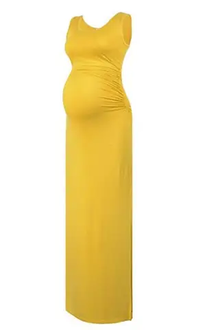 Женское мягкое длинное модное платье для беременных женщин без рукавов платье для беременных Повседневная Одежда для беременных