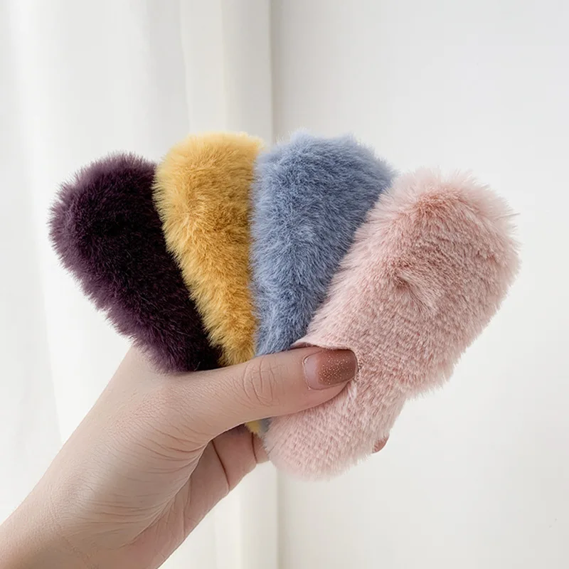 Horquillas de felpa para ni&ntilde;a, pinzas para el pelo para beb&eacute;, accesorios para el cabello, bonitos agarres para el pelo, herramientas de peinado, pasadores, ropa para el cabello-0