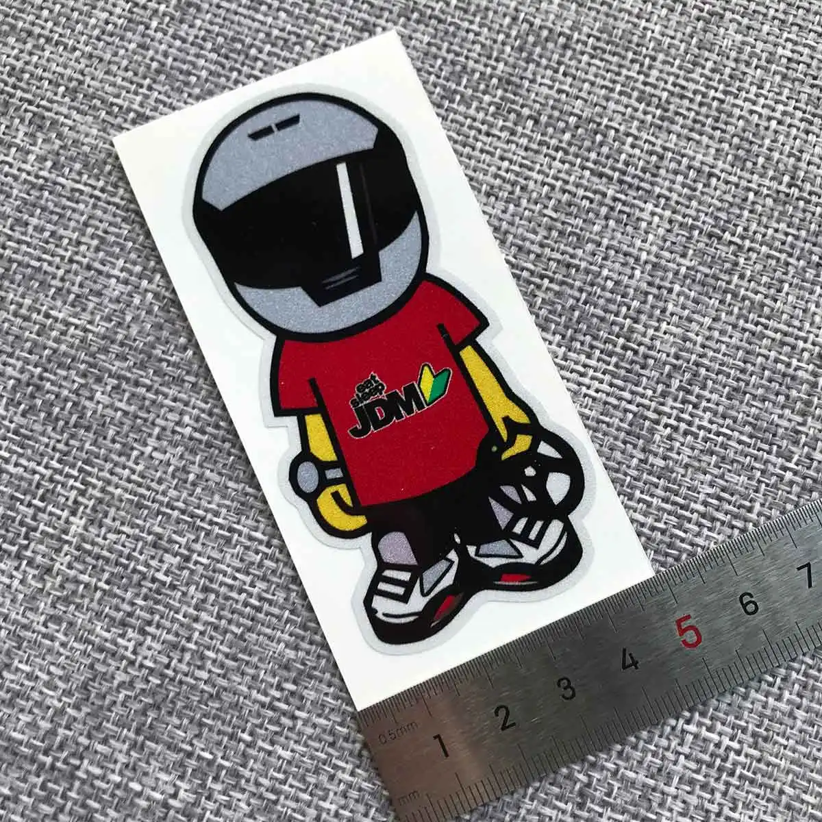 Светоотражающая мотоциклетная JDM наклейка на шлем Автомобильный Стайлинг