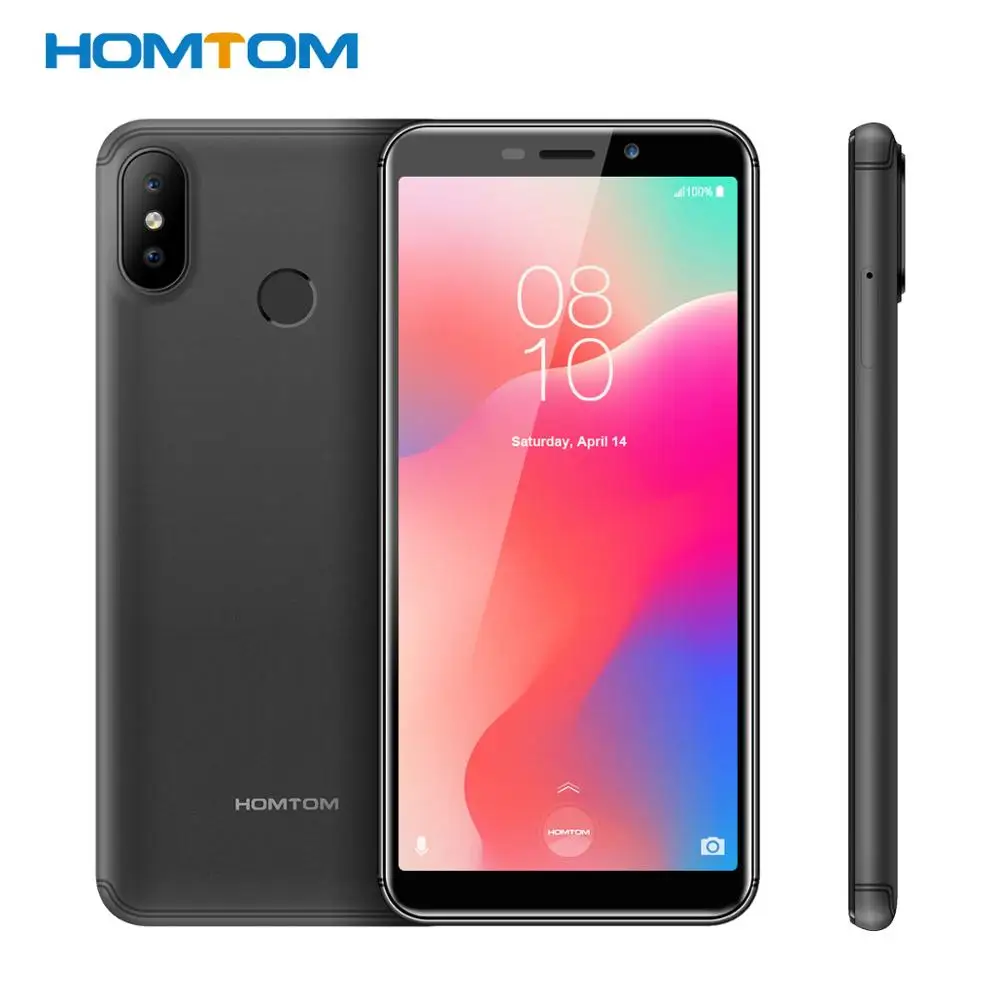 Оригинальная глобальная версия HOMTOM C1 16 GB 5,5 дюймов мобильный телефон 13MP камера отпечатков пальцев 18:9 дисплей Android 8,1 MT6580A смартфон