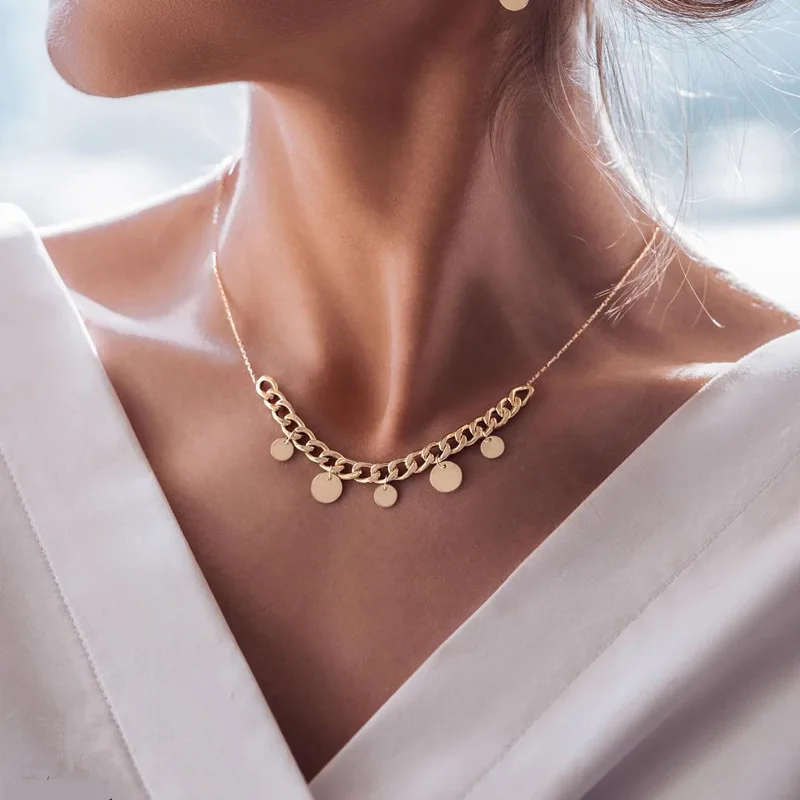 Ожерелье с подвеской в виде сердца глаз женское Модное Новое ожерелье цепочкой