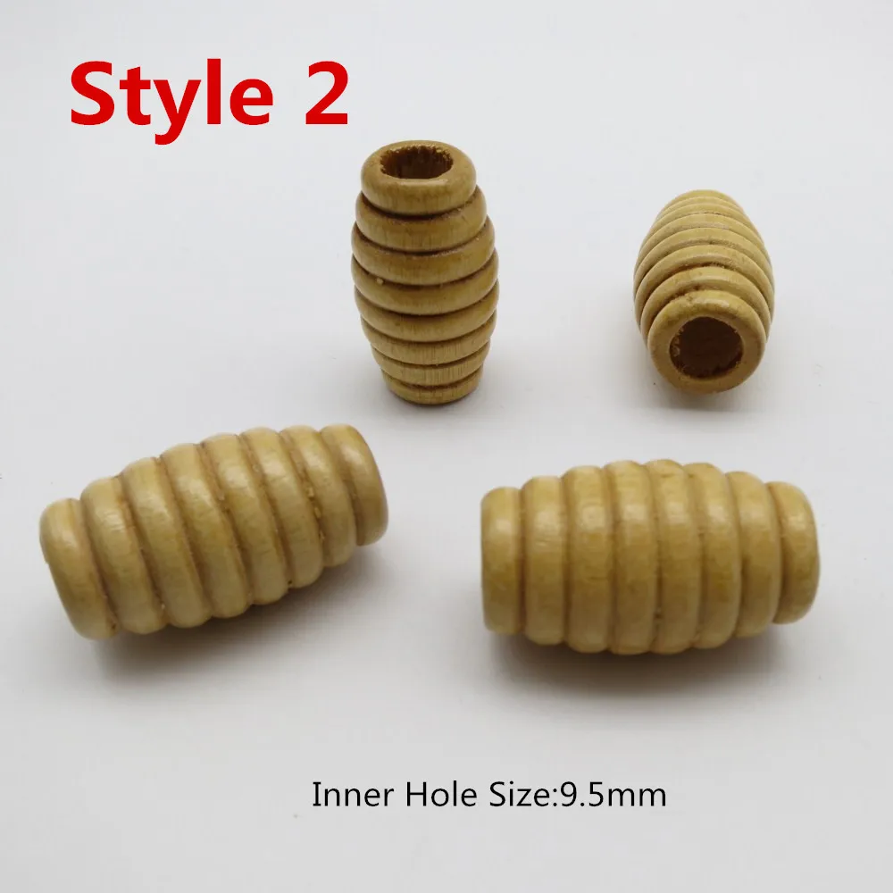 2 шт. 4 спиральная стильная большая африканская деревянная оплетка для волос