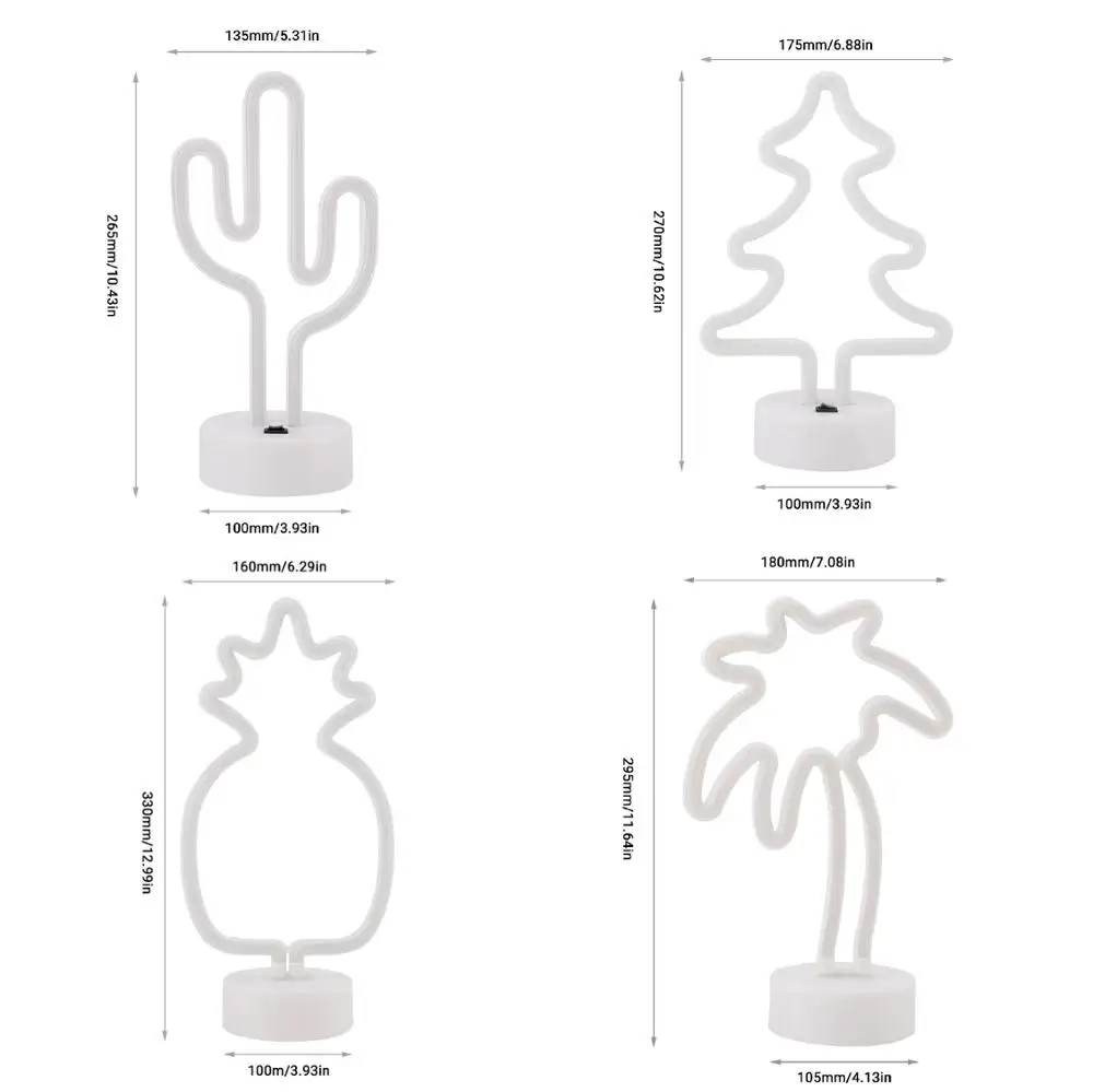 Милая Радужная светодиодная неоновая световая вывеска для праздника