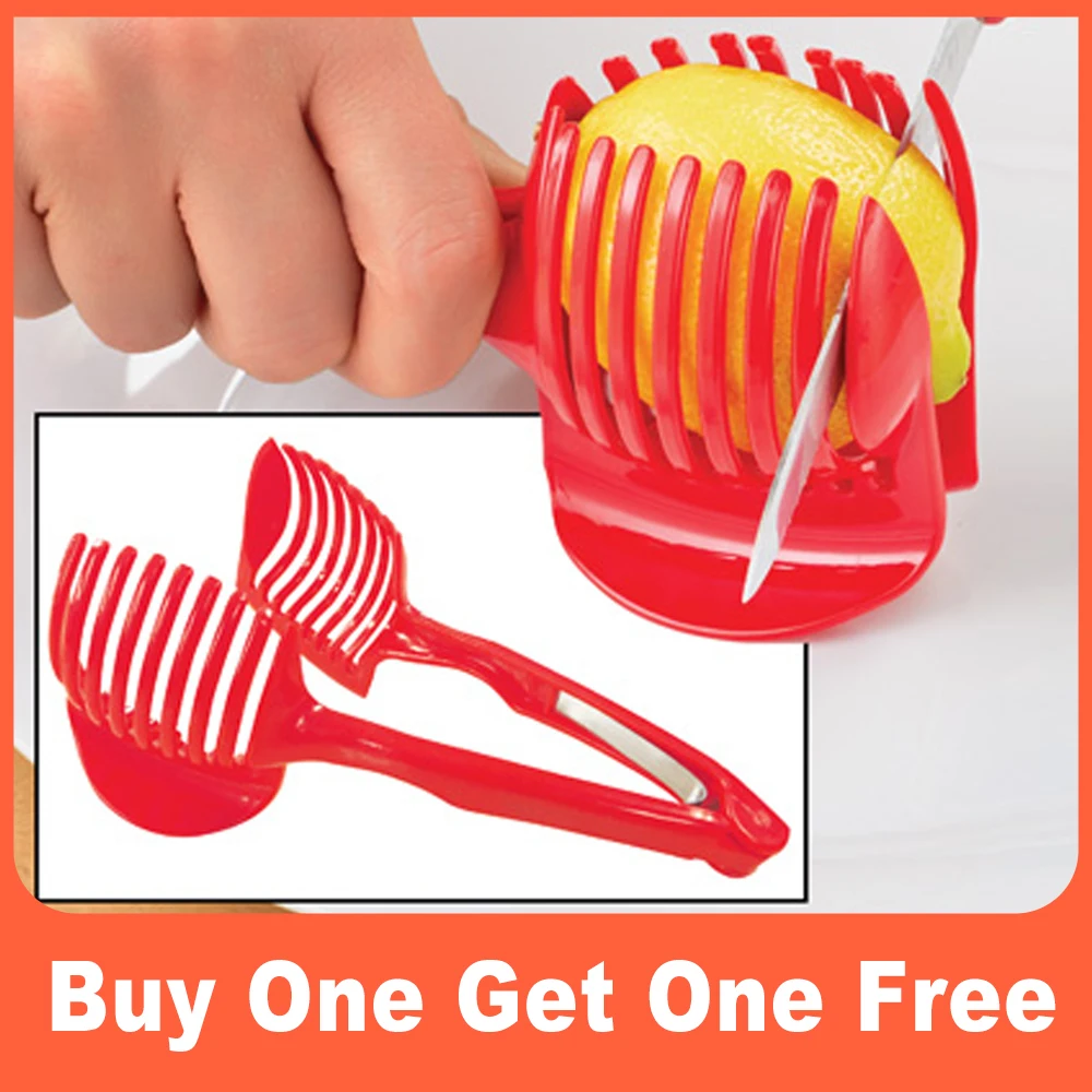 Многофункциональный кухонный помощник красный помидор круглый зажим для