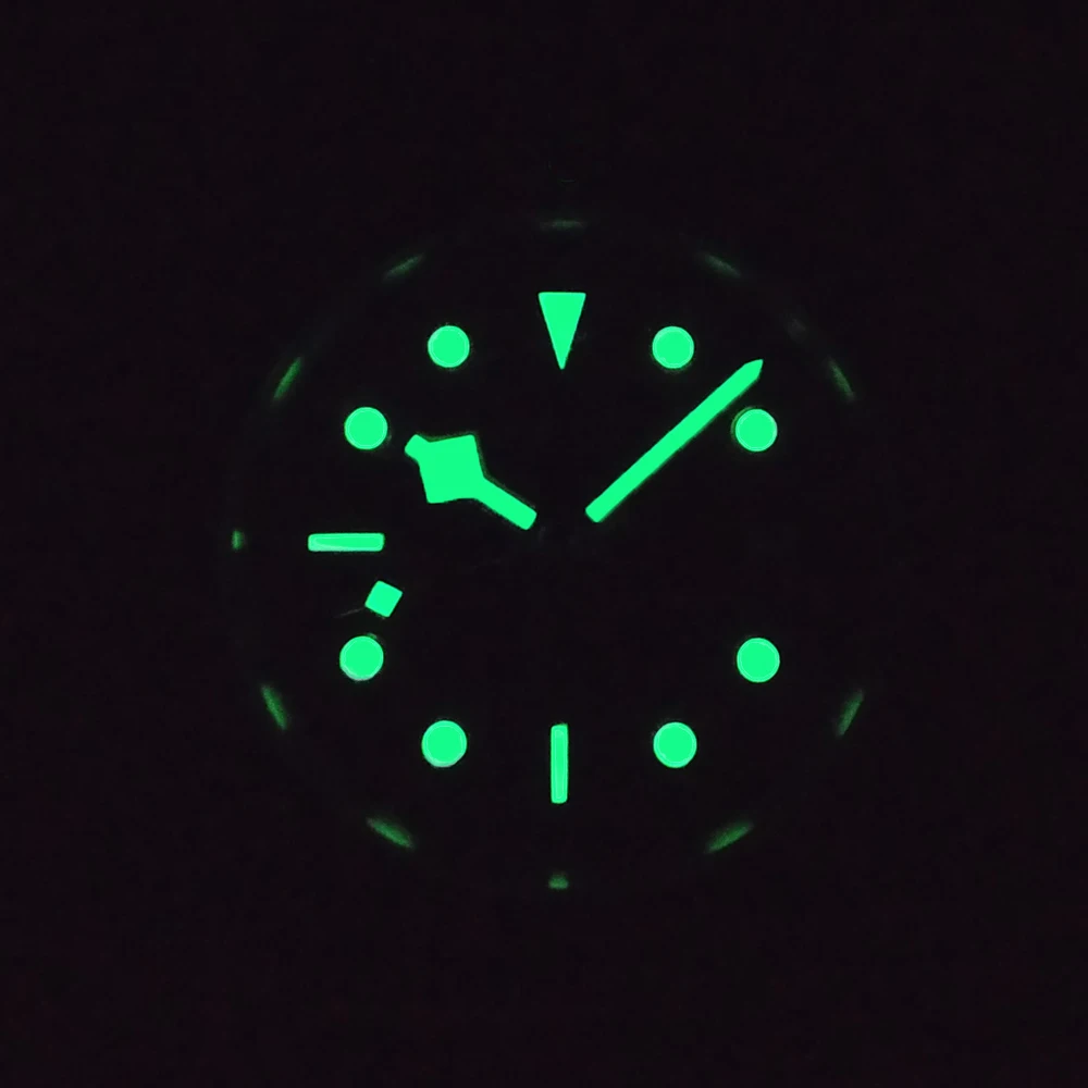 Мужские спортивные часы с сапфировым стеклом 41 мм 24 часа|Мужские механические