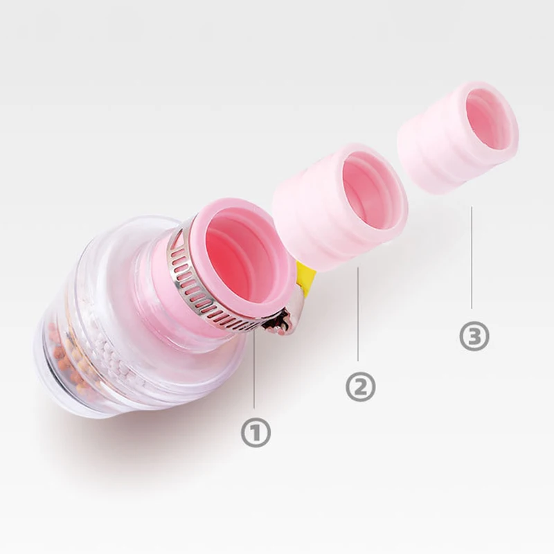 Фильтр для крана Водоочиститель дома и кухни с активированным углем