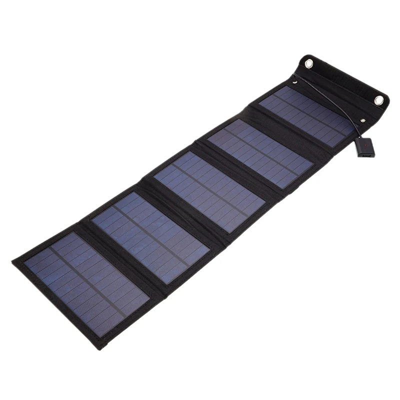

15W 5V Solar Panel Foldable Portable Waterproof Power Backup USB Interface for Outdoor Camping Travel