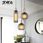 Подвесные светильники в стиле пост-модерн, роскошные лампы в скандинавском стиле для ресторана, бара, спальни, прикроватный стеклянный шар, одиночная Подвесная лампа