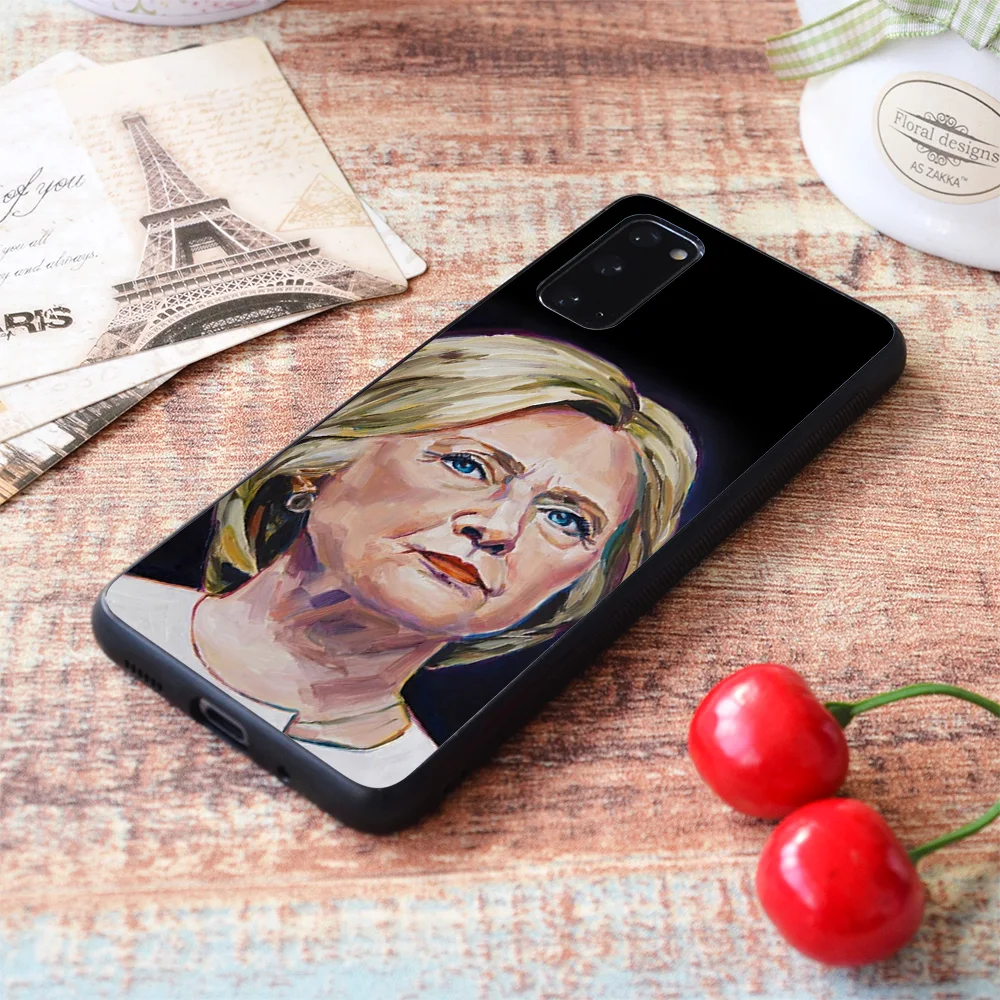 

For Samsung Galaxy Hillary Rodham Clinton Soft TPU border Samsung Galaxy Case